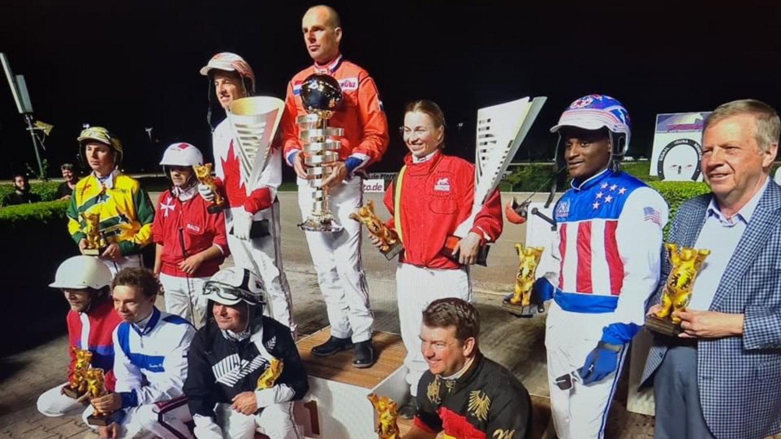 Hanna Huygens derde op WK drivers. 185